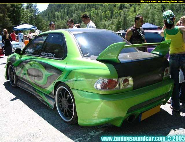 Subaru impreza gc8 green